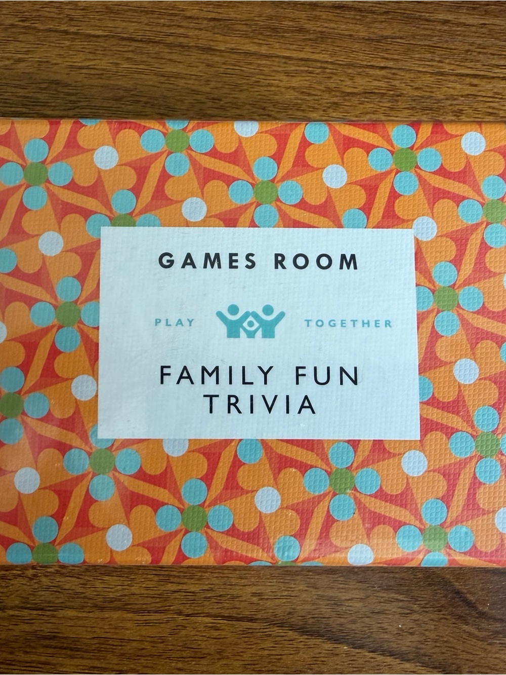 Family Fun Trivia - Orange Patterned Edition